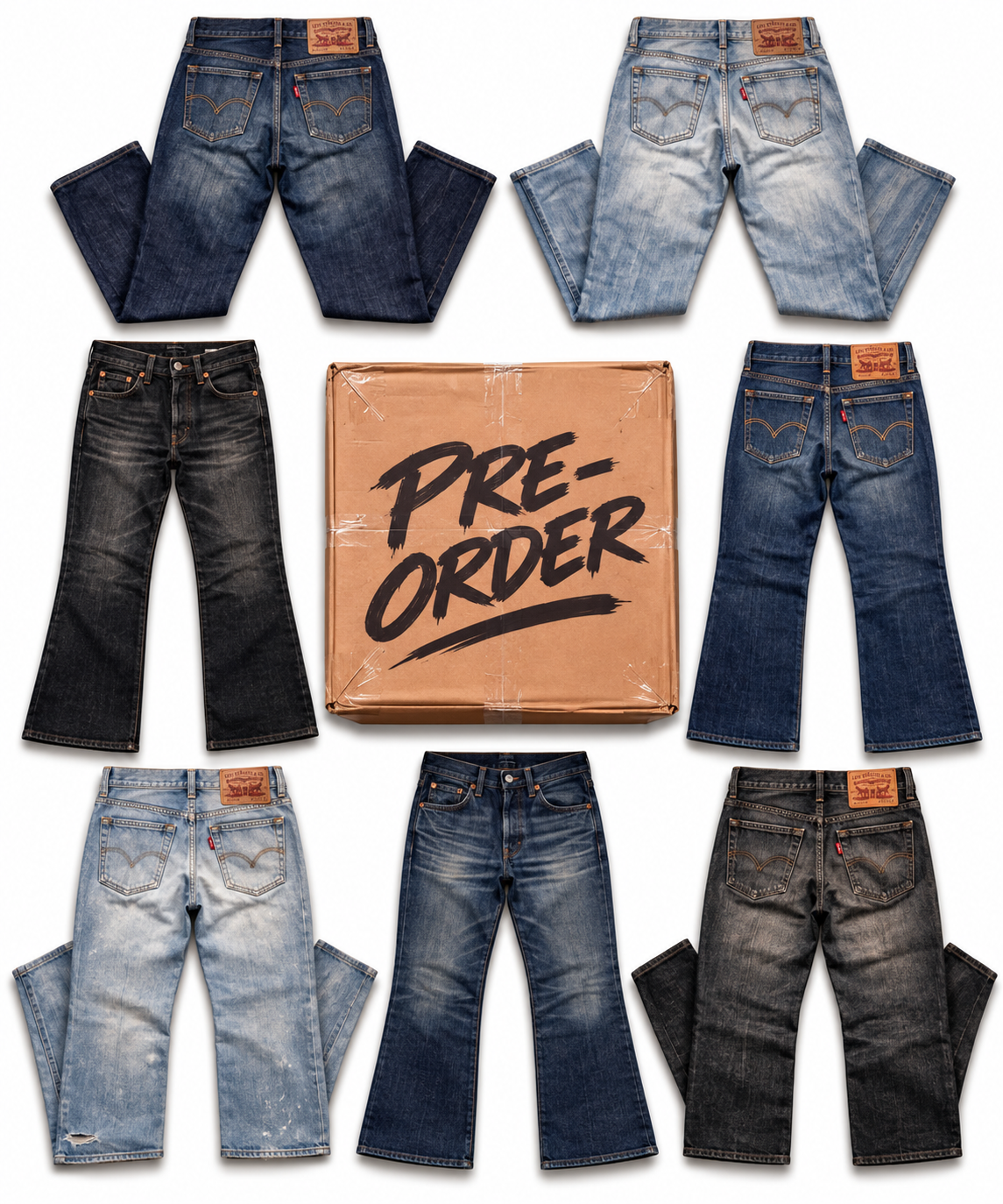 Levis Bootcut Jeans Bulk