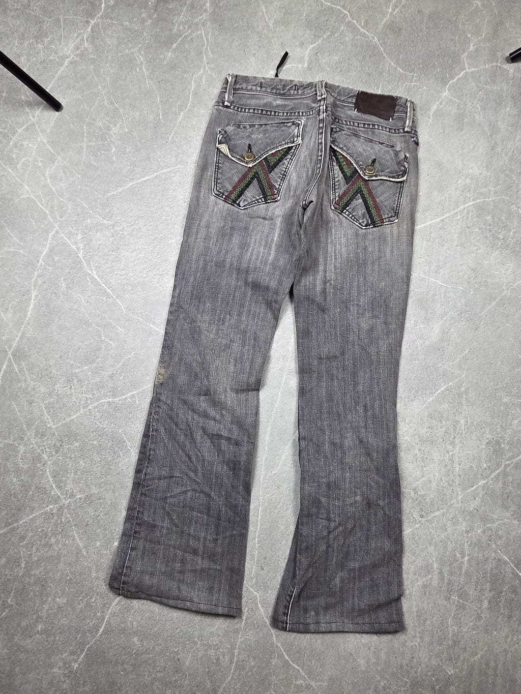 Backprint Y2K Bootcut Jeans