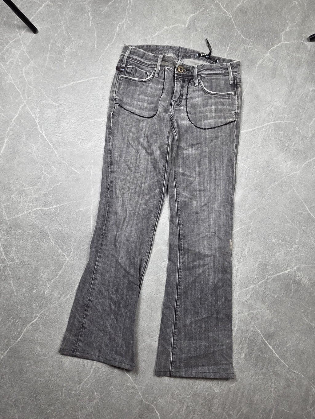 Backprint Y2K Bootcut Jeans