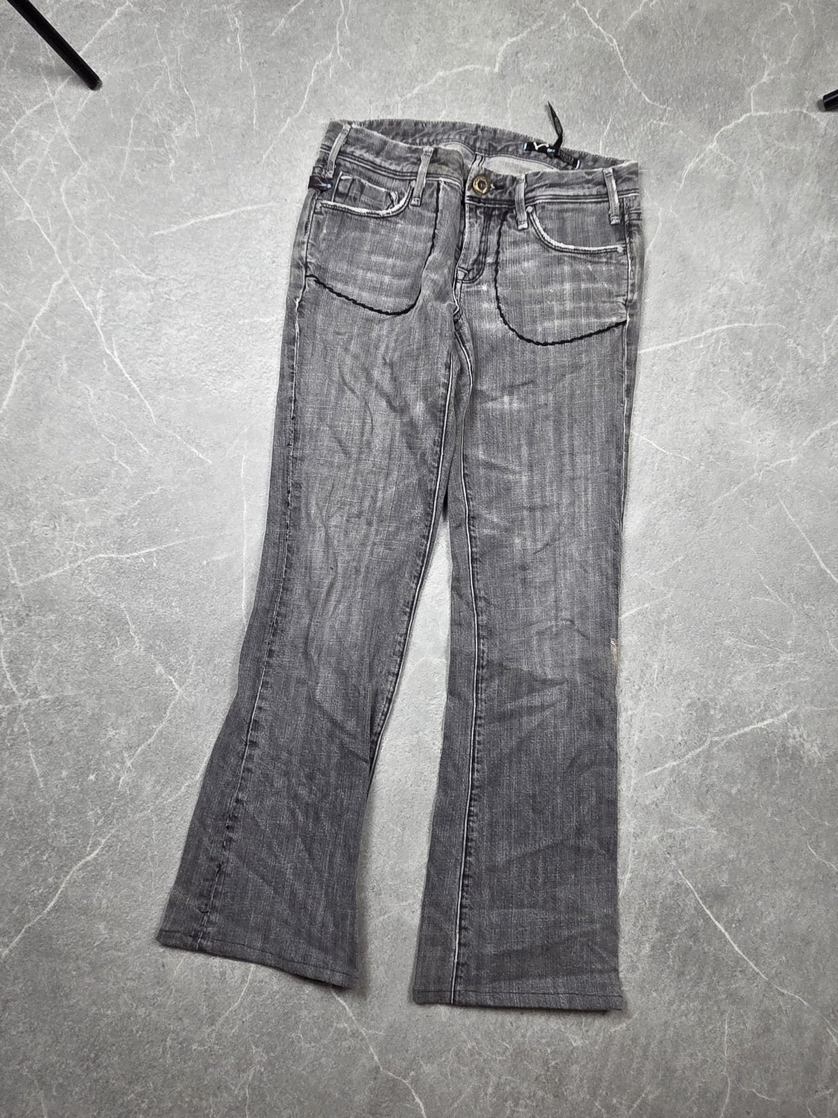 Backprint Y2K Bootcut Jeans