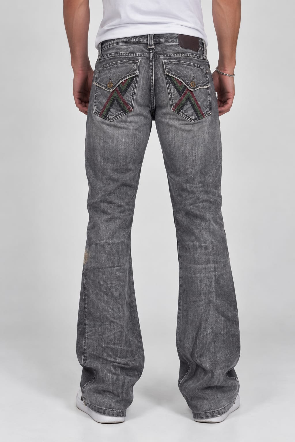 Backprint Y2K Bootcut Jeans