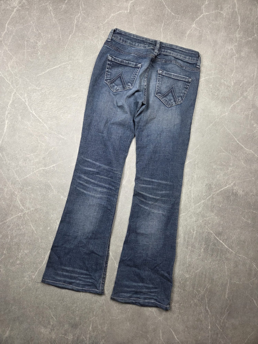 Backprint Y2K Bootcut Jeans