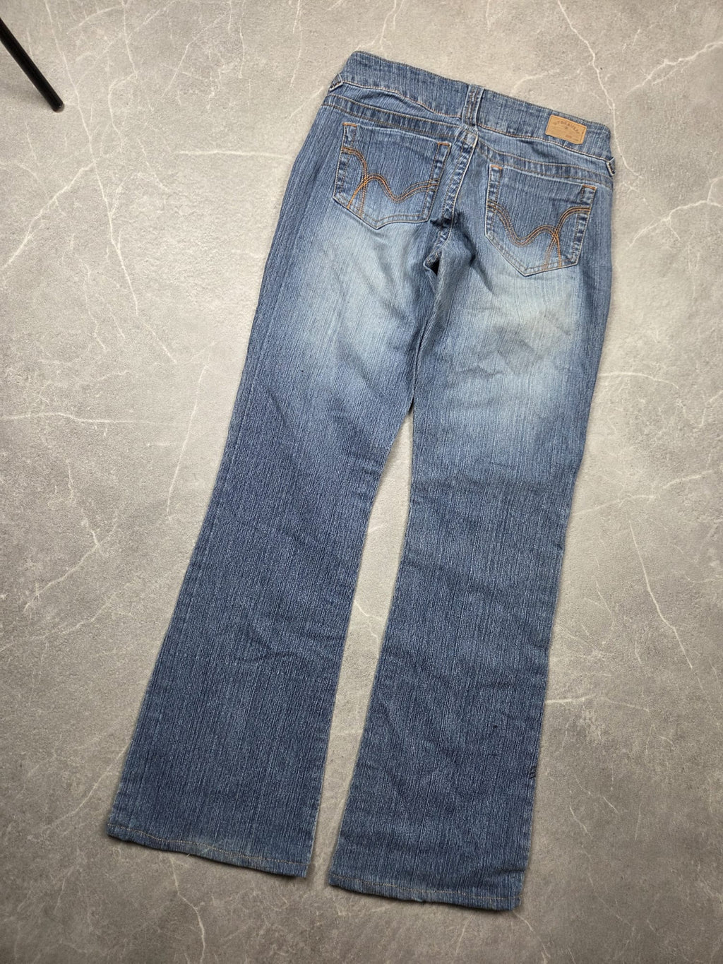 Backprint Y2K Bootcut Jeans