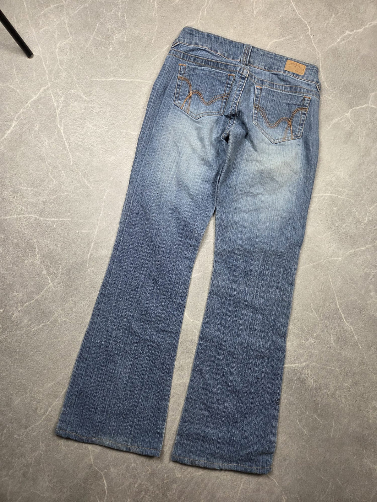 Backprint Y2K Bootcut Jeans